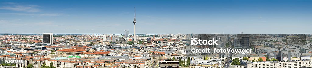 Berliner Wahrzeichen der Stadt panorama - Lizenzfrei Berlin Stock-Foto