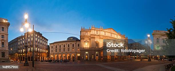 Mailands Opernhaus La Scala Piazza Italien Stockfoto und mehr Bilder von Scala - Scala, Mailand, Piazza Della Scala