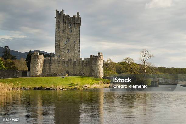 Ross Castle Irlanda Contea Di Kerry - Fotografie stock e altre immagini di Killarney - Irlanda - Killarney - Irlanda, Castello di Ross, Acqua