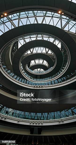 London City Hall Spirale Verticale - Fotografie stock e altre immagini di Edificio adibito a uffici - Edificio adibito a uffici, Londra, Cerchio