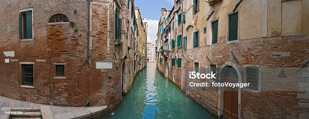 Venedig secret Kanäle Villen - Lizenzfrei Alt Stock-Foto