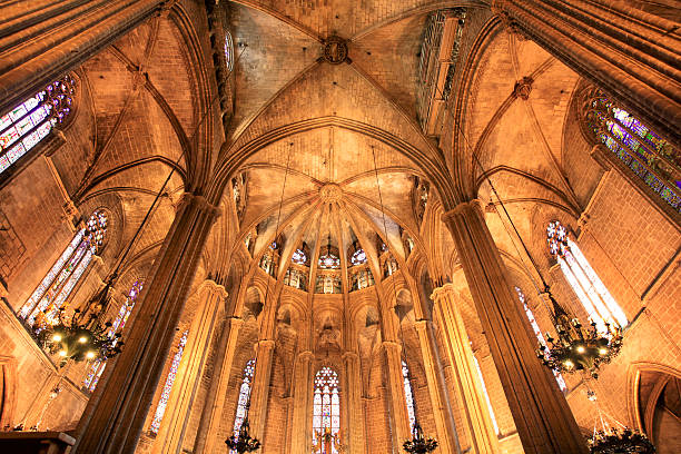 istock Inside the Cathedral of Santa Eulalia, Barcelona, Spain 148958311