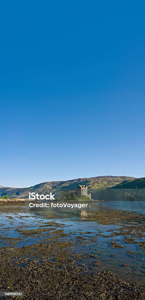 Eilean Donan Loch Duich Schottland - Lizenzfrei Alt Stock-Foto