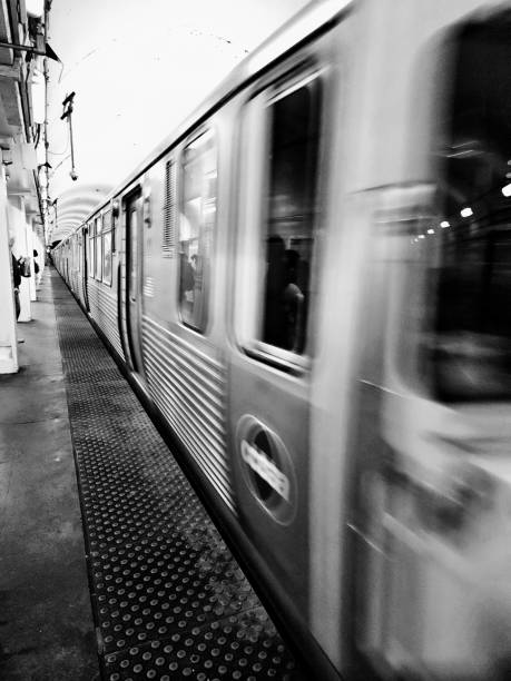 istock CTA Subway Train On The Go - Black and White - Chicago 1489584135