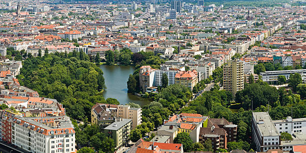 берлин lietzensee шарлоттенбург - west berlin стоковые фото и изображения