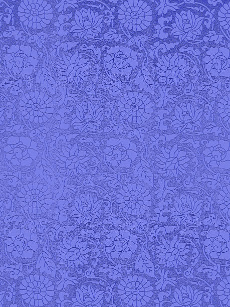 vintage niebieski tapet - pattern blue textured effect backgrounds stock illustrations