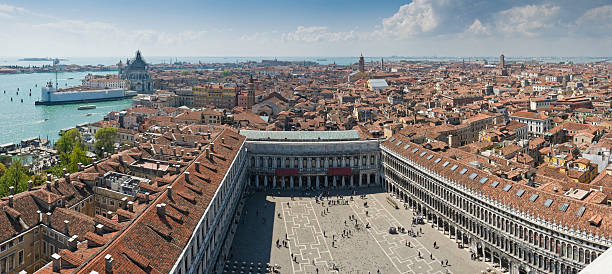 istock Venice St Marks Square aerial vista 148958677