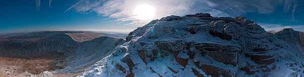 istock Snow summit sun flare vista 148958812