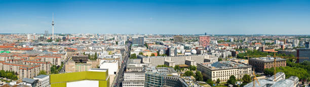 istock Berlin big cityscape blue sky 148959870