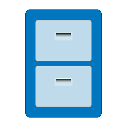 file cabinet icon design vector flat modern isolated illustration