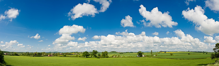 Summer Landscape in Ouse Valley Park, UK