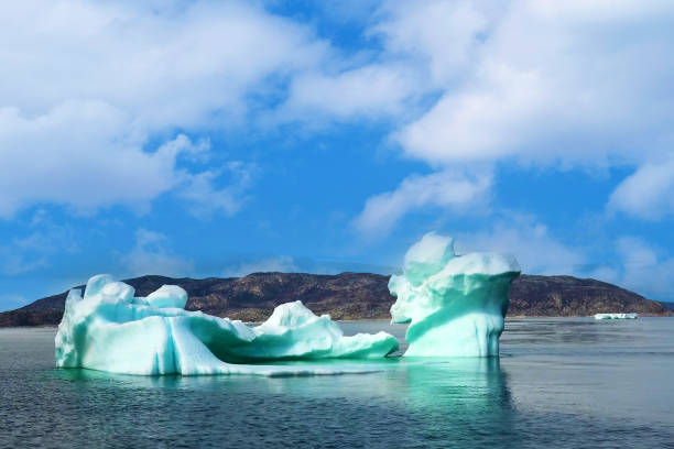 Beautiful landscape of Antarctica glacier, famous tourist attraction.