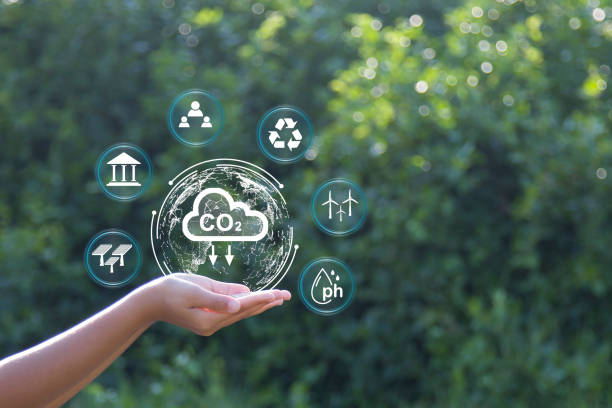 istock CO2, Carbon Dioxide Emission Reduction Concept, Sustainable Environmental Development 1489608983