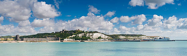 도버 인명별 절벽 파노라마 - white cliffs of dover dover england kent southeast england 뉴스 사진 이미지