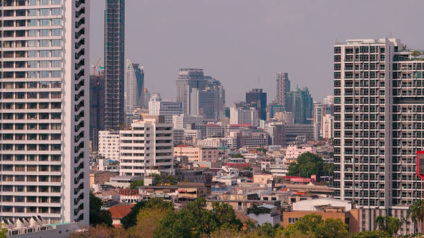 istock Bangkok Thailand - Apartments and Skyscrapers 1489633588