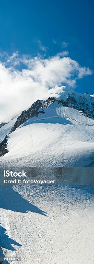 Bergsteiger Klettern Schnee peak - Lizenzfrei Leistung Stock-Foto