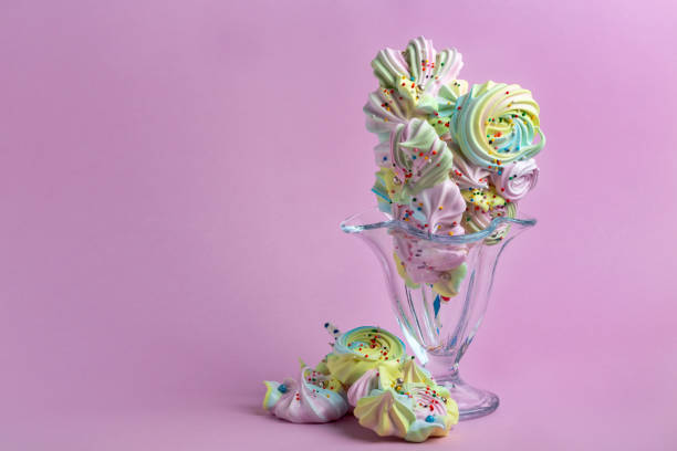 istock Colorful meringue lollipop. 1489641449