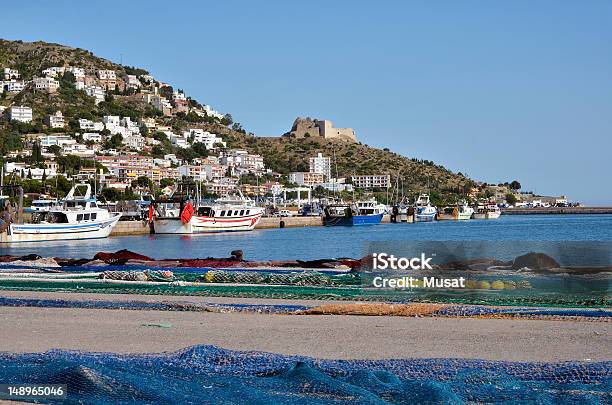 Seaside View From Port Of Roses Town In Spain On Sunny Day Stock Photo - Download Image Now