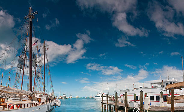 istock Florida harbor blue skies 148965063