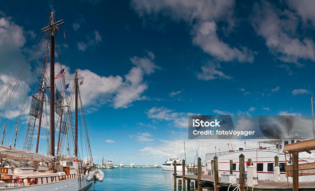 Porto de céu azul Flórida - Royalty-free Key West Foto de stock