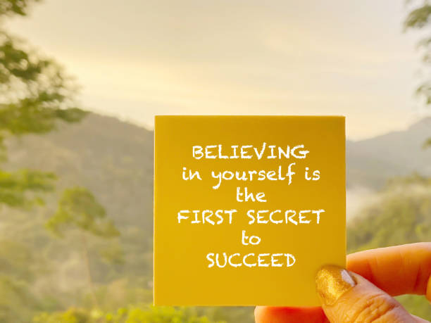 istock Inspirational Quote Believe 1489651230