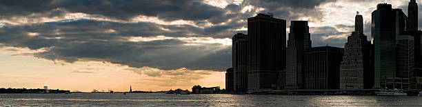 istock New York harbor downtown sunset 148965194