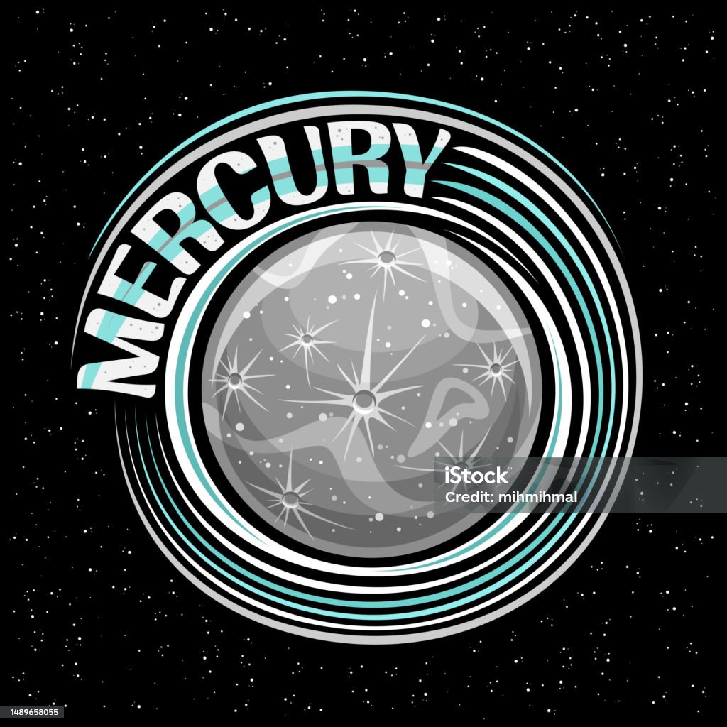 Mercury Rising Lettering Vector Logo For Mercury Stock Illustration - Download Image Now - Alien ...