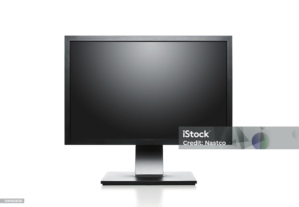 Computer monitor with clipping path Blank computer monitor isolated on white background with clipping path for the screen Computer Monitor Stock Photo