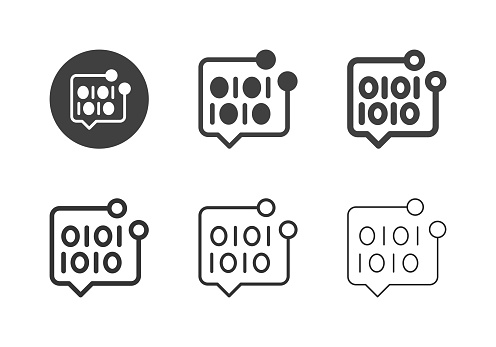Innovation Talk Icons Multi Series Vector EPS File.