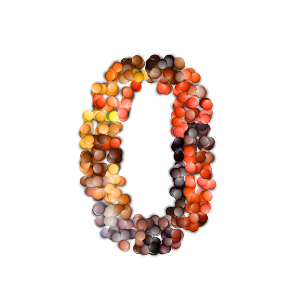 istock set of numbers made of multicolored granules, 3d rendering, 1489668637
