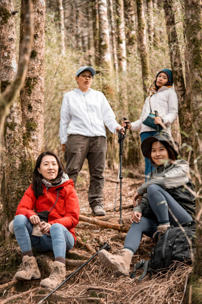 istock Female make a portrait in a forest. 1489671347