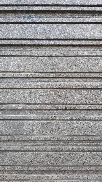 istock Minimalist wall background with horizontal line design texture. Abstract background 1489673112