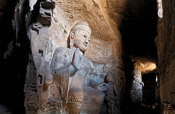 istock China Yungang giant Buddha caves 148967754