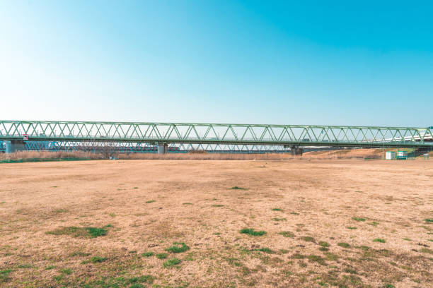 Arakawa riverbed, Japan Tokyo