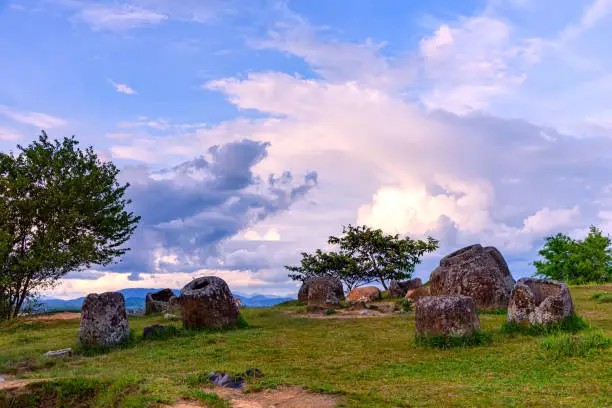Photo of Plain of Jars is a megalithic archaeological landscape.
