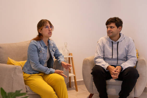istock Couple therapy with psychologist 1489735560