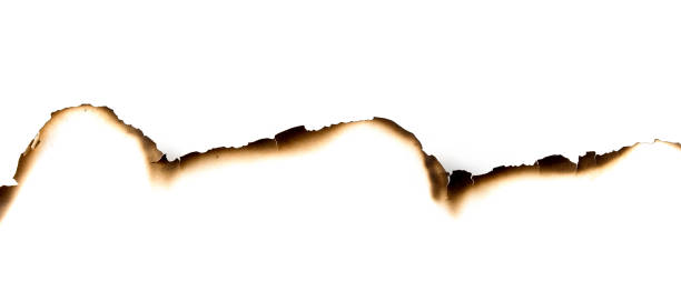 istock burnt paper on a white background 1489741880