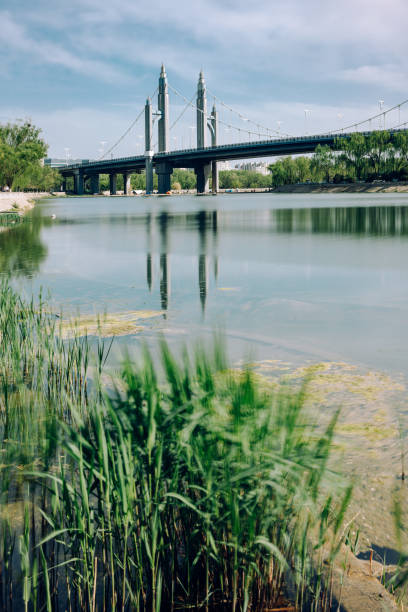 istock Urban Landscape Landmark Architecture Bridge - Beijing Changping South Ring Bridge 1489744630