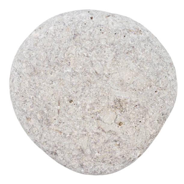 istock Top view of single gray pebble 1489762856