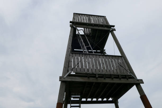 istock Low angle view of a observation tower against sky 1489764674
