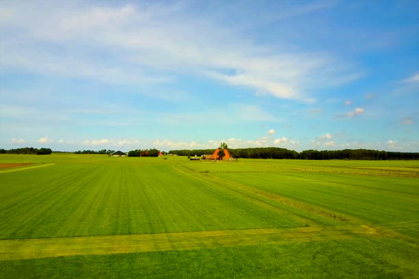 It is a beautiful landscape in the Netherlands, a famous tourist attraction.