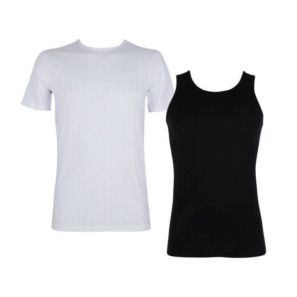 istock T-shirt set without pattern with cut out isolated on white background have clipping path 1489786168