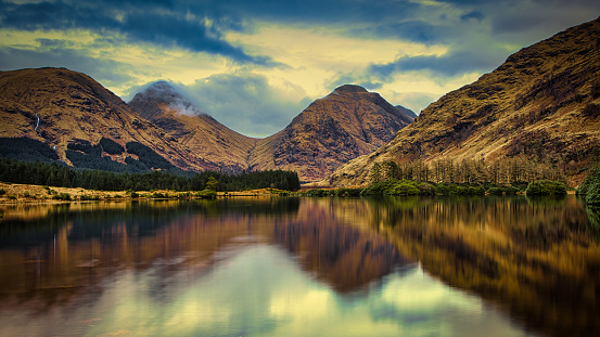 Upper Loch Torridon In Scotland's Northwest Highlands