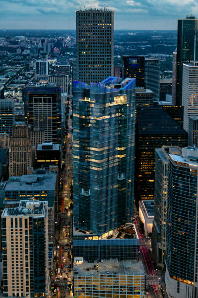 istock Above Downtown Houston as Night Falls 1489791529