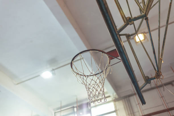 istock Basketball rim and net. 1489795798