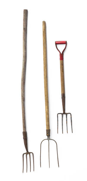 istock garden pitchfork isolated on white background 1489798286