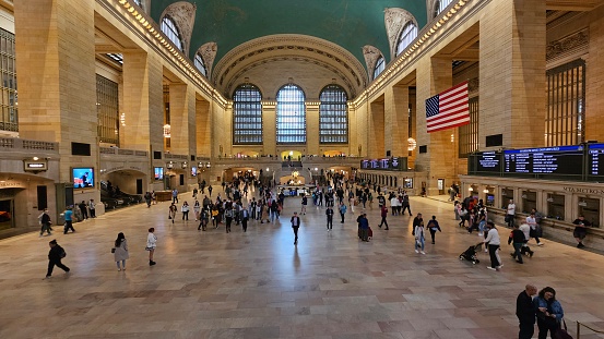Entrance Hall of Grand Central Terminal (Grand Central Station) in New York City