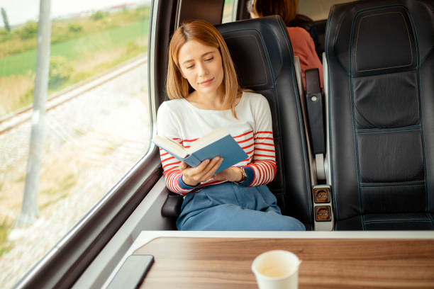 istock Train is a great place to catch up on some reading 1489810071