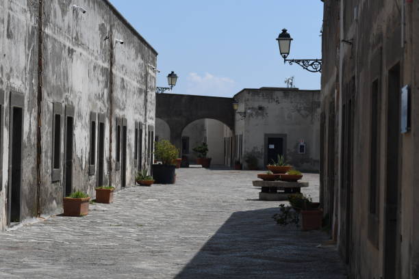 Upper square of the San'Elmo Castle in Naples