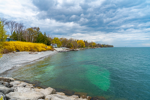 Sprintime view of Oakville town in Halton Region, Ontario, Canada.